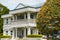 The maple tree in front of the Lakeside Observation Building. Onshi Hakone Park was used as a secondary residence for the Imperial