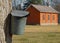 Maple tree with sap bucket