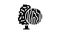 maple wood glyph icon animation