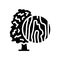 maple wood glyph icon vector illustration