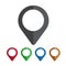 Mapping pins icon