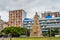 Maputo Central Train Station Statue near Railway Station also known as CFM