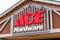 Mar 1, 2020 Mountain View / CA / USA - Close up of Ace Hardware store sign displayed above the entrance to one of their locations