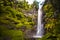 Maral waterfall, Artvin Turkey. Scenics, sunlight.