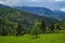 Maramures Mountains seen from Prislop Pass, Romania, Europe