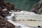 The Maras salt ponds located at the Peru`s Sacred Valley