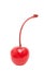 maraschino cherry isolated