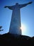 Maratea - Statue of the Redeemer Christ in Backlight