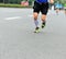 Marathon athlete running