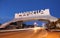 Marbella Arch at night. Spain