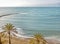 Marbella beach in January, Spain