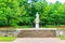 Marble allegorical statue Peace in Pavlovsk park  Russia