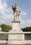 Marble Angel holding the nails used to crucify Christ on the Ponte Sant`Angelo