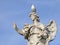 Marble angel. Michaelangelo bridge. Rome.