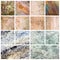 Marble background set marble texture