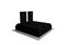 Marble black tile 3d render illustration grave monument