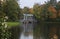 Marble bridge in Tsarskoye Selo. Saint-Petersburg