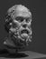 Marble Bust of Greek Philosopher Socrates