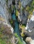 Marble Canyon, Kootenay National Park, Tokumm Creek cut a Deep Slot Canyon into the Limestone, British Columbia, Canada