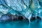 The Marble Caves in the General Carrera Lake, Chilean Patagonia, South America