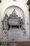 Marble cenotaph to Italian medieval poet Dante Alighieri, Basilica di Santa Croce in Florence