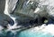 Marble Chapel and Cathedral on General Carrera Lake on the Austral highway, Chile