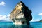 Marble Chapel on General Carrera Lake Chile