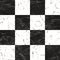Marble checkerboard floor