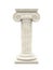 Marble column isolated