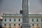 Marble Column of Marcus Aurelius in Piazza Colonna square in Rome