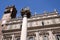 Marble column with the winged lion of San Marco