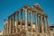 Marble columns in the Temple of Diana at Merida