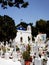 Marble Crosses in Cemetery