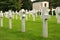 Marble crosses. Military cemetery. England.