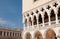 Marble decor and columns, St. Mark\'s Square ,Venice, Italy