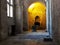 Marble facade at the end of the cloister in Hagia Sophia in Istanbul 1000 years of Roman capital 600 years of Ottoman capital