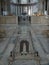 Marble floor of the church of Saint Sabina in the district Aventino to Rome in Italy.