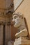 Marble head, Roman Emperor Constantine, Rome