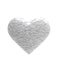 Marble Heart icon isolated on white background. 3D illustration