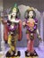 Marble Idols of God Radha Krishna