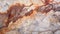 Marble With Incised Red And Orange Veins - Naturalistic Landscape Background