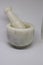 A Marble Mortar and pestle