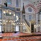 Marble ornate minbar Platform and niche, Suleymaniye Mosque, Istanbul, Turkey