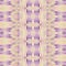 Marble paper tribal ikat background. Seamless pattern with vertical broken stripe woven diamond. Bleached gradient resist lilac