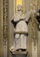 Marble sculpture of Saint Bonaventure in the Basilica of Sant Apollinare in Ravena, Italy.