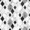 Marble seamless pattern. Repeating white and black marble texture. Geometry floor. Mosaic background. Design home prints. Repeated