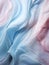 Marble. Spectacular realistic texture of light blue and pink marble. Stone with 3D effect. Generated by a neural network.