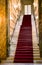 Marble stair with a red path in a Monte Carlo casino