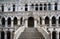 Marble stairway to Doge\'s Palace