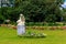 Marble statue Nymph in Catherine park at Tsarskoye Selo in Pushkin, Russia